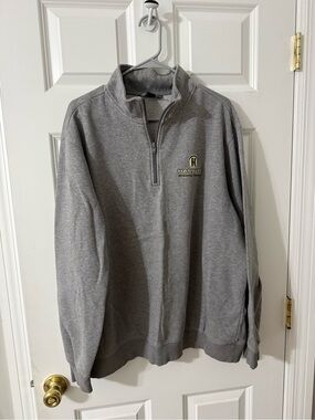 Hamilton Gray Half-Zip Pullover Sweatshirt